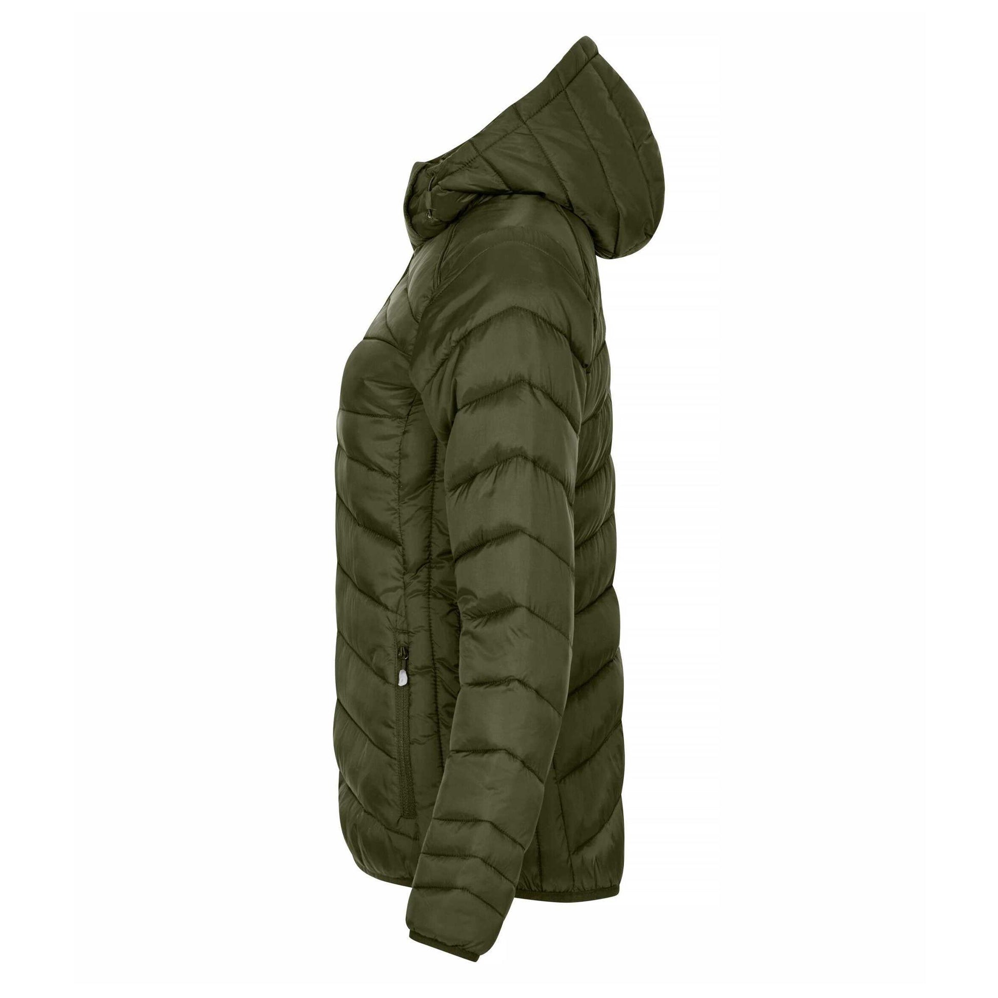 Fog Green - Lifestyle - Clique Womens-Ladies Idaho Padded Jacket