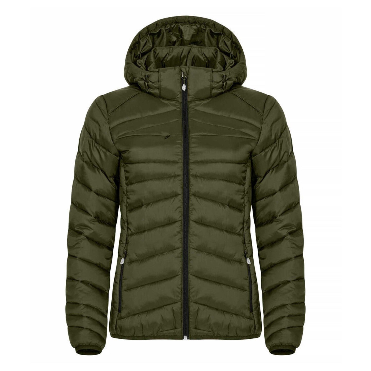 Fog Green - Front - Clique Womens-Ladies Idaho Padded Jacket