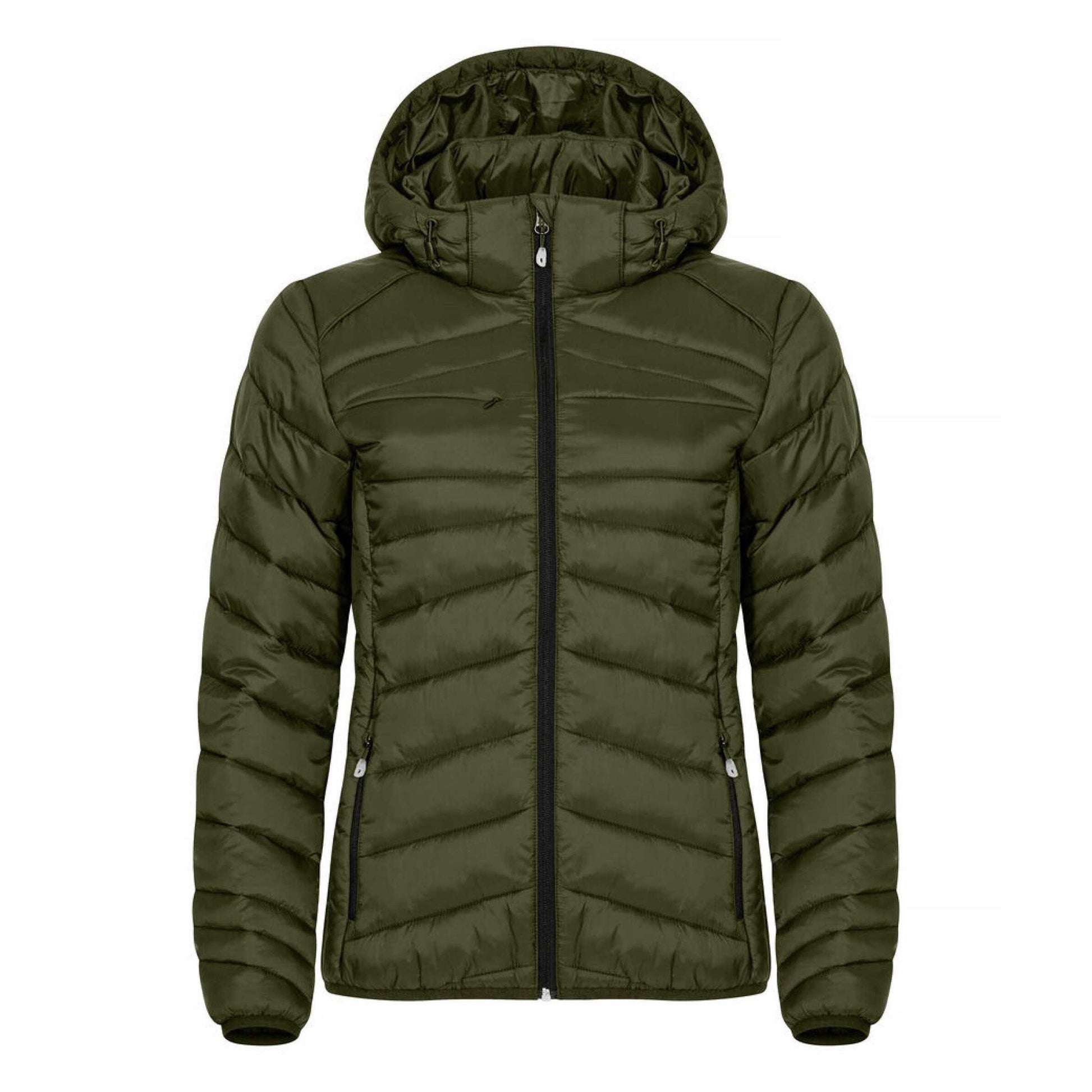 Fog Green - Front - Clique Womens-Ladies Idaho Padded Jacket