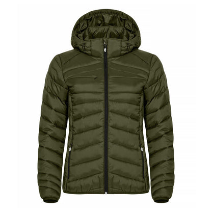 Fog Green - Front - Clique Womens-Ladies Idaho Padded Jacket