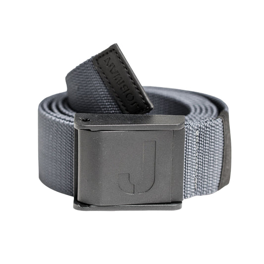 Dark Grey - Front - Jobman No Scratch Stretch Belt
