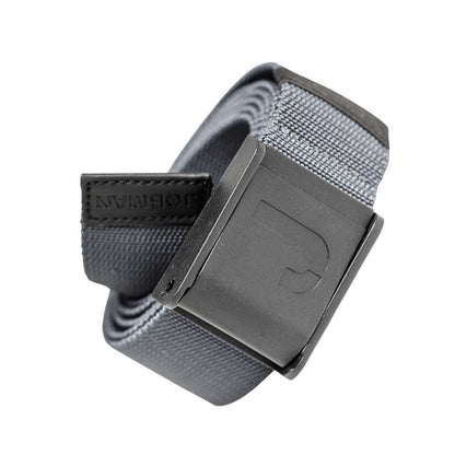 Dark Grey - Back - Jobman No Scratch Stretch Belt