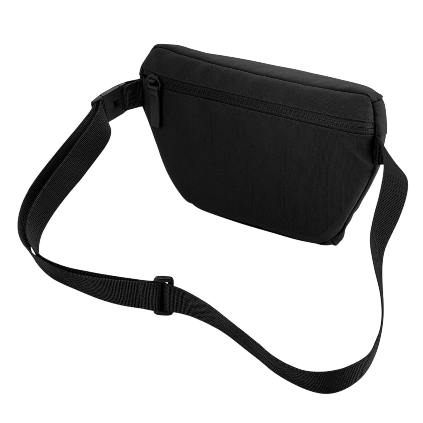 Black - Back - Bagbase Simplicity Waist Bag