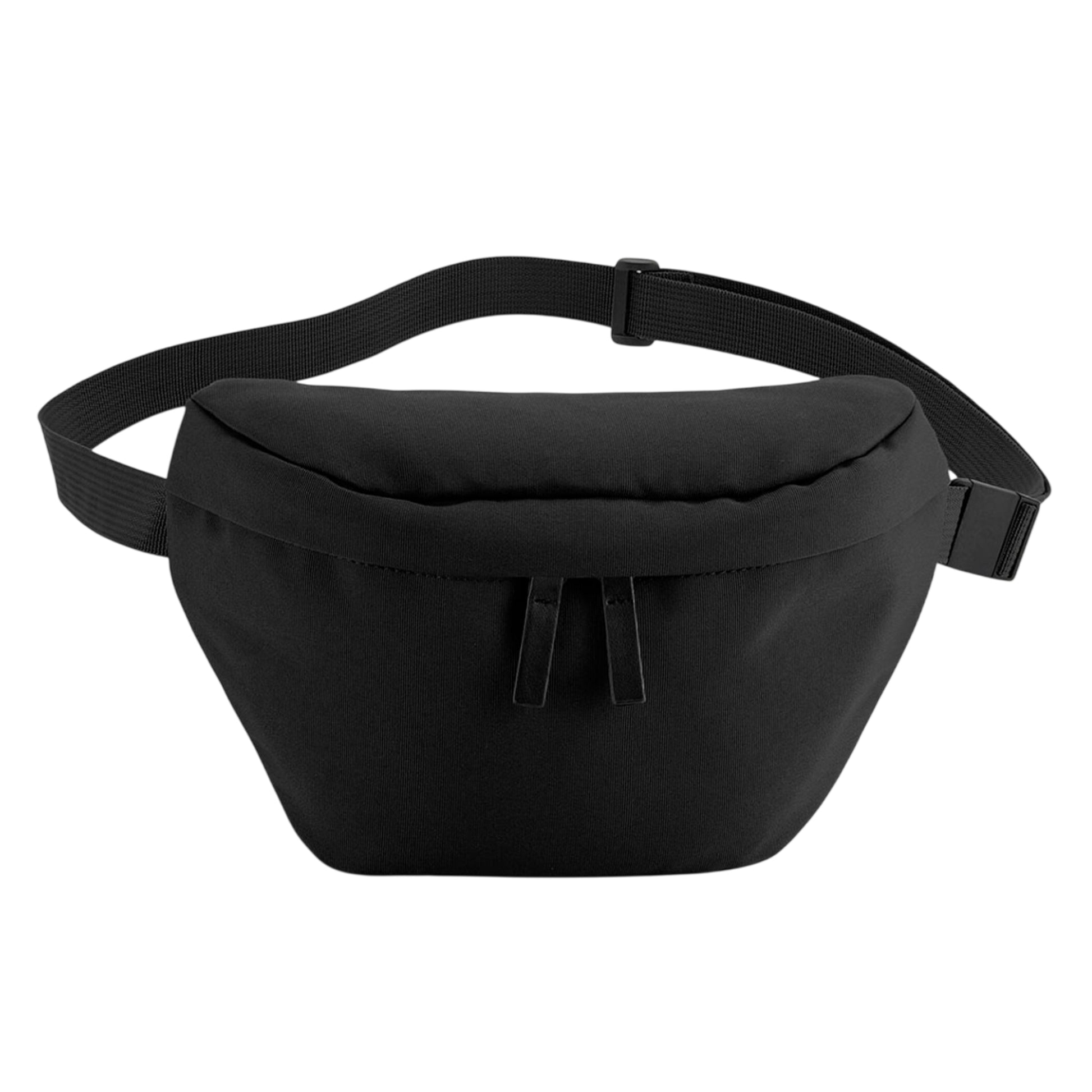 Black - Side - Bagbase Simplicity Waist Bag