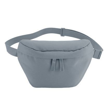 Blue Grey - Side - Bagbase Simplicity Waist Bag