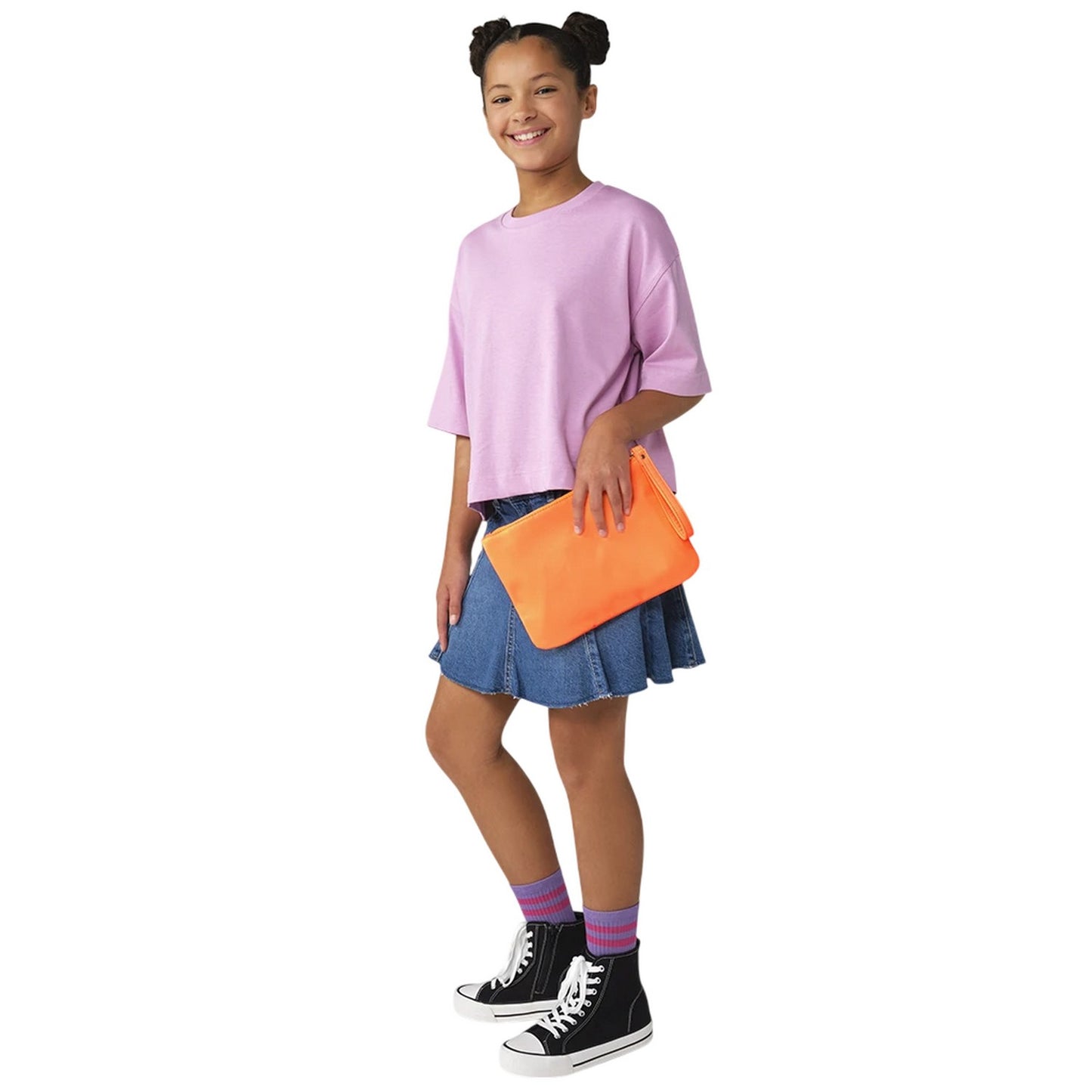 Mango Sorbet - Side - Bagbase Sundae Wristlet Pouch