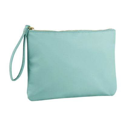 Mint Choc Chip - Front - Bagbase Sundae Wristlet Pouch