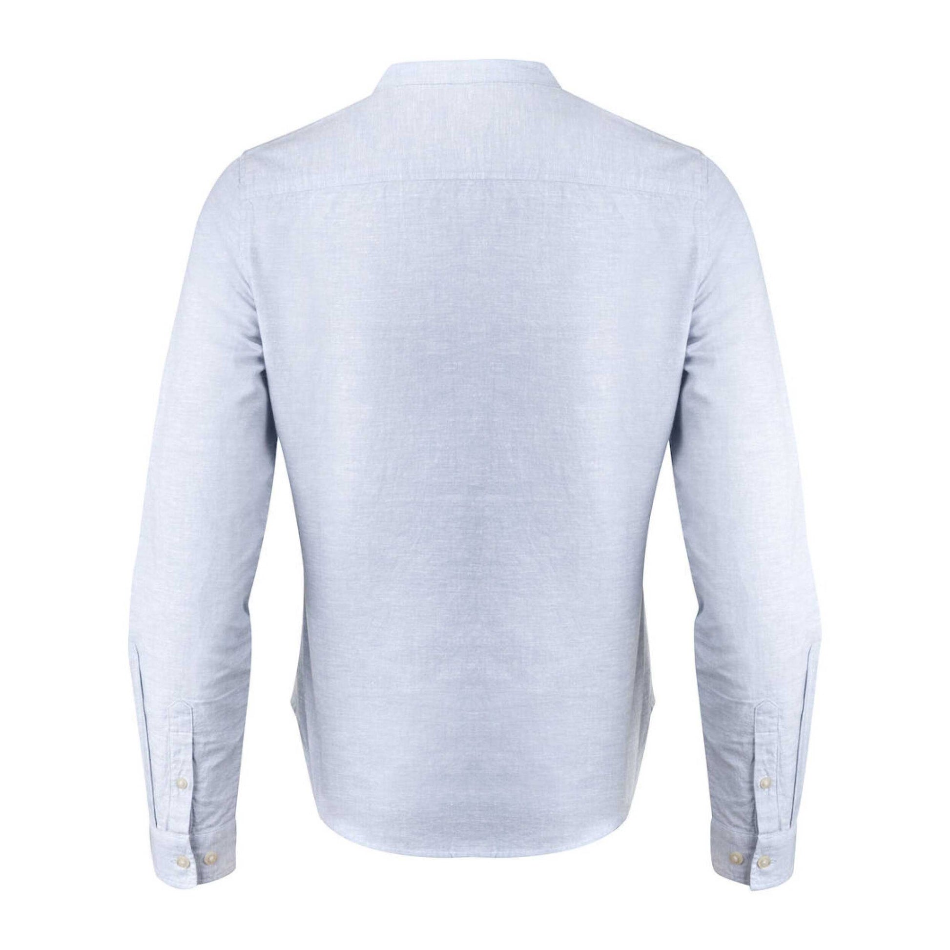 Light Blue - Back - James Harvest Womens-Ladies Townsend Shirt