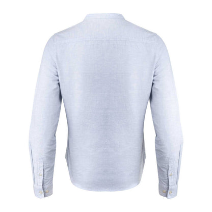 Light Blue - Back - James Harvest Womens-Ladies Townsend Shirt