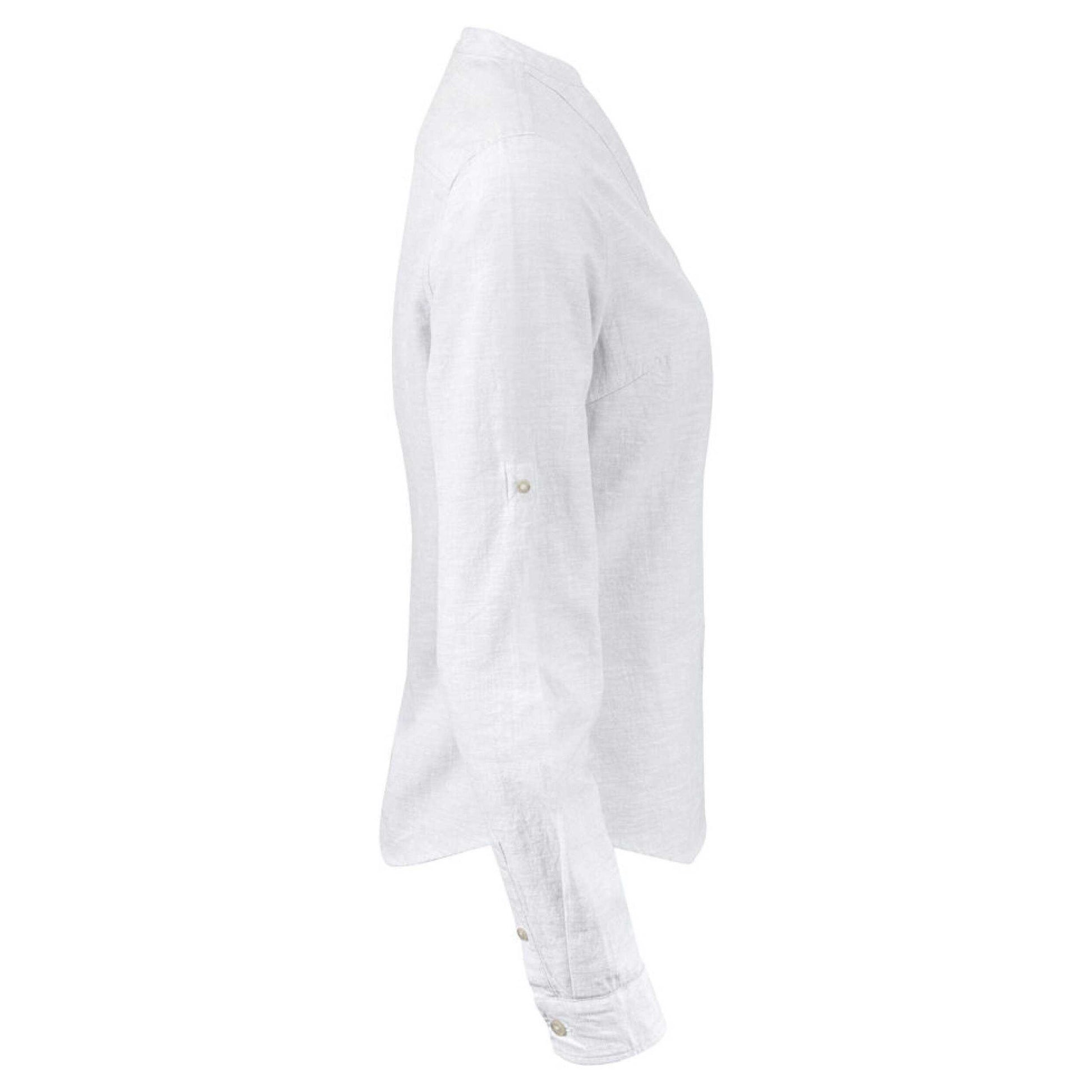White - Lifestyle - James Harvest Womens-Ladies Townsend Shirt