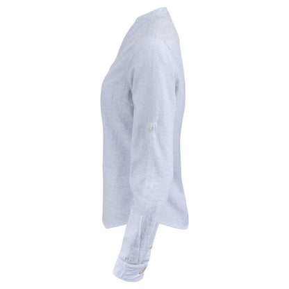 Light Blue - Side - James Harvest Womens-Ladies Townsend Shirt