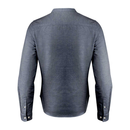 Navy - Back - James Harvest Womens-Ladies Townsend Shirt