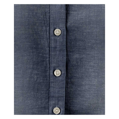 Navy - Pack Shot - James Harvest Womens-Ladies Townsend Shirt