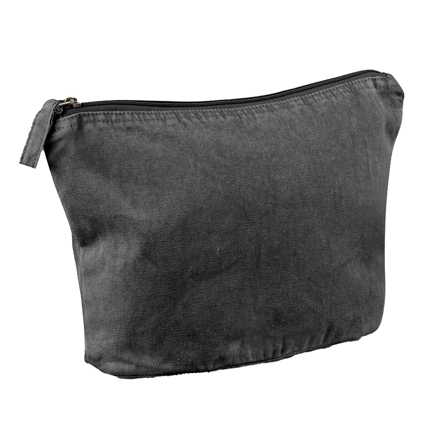 Vintage Black - Front - Westford Mill Garment Dyed Toiletry Bag