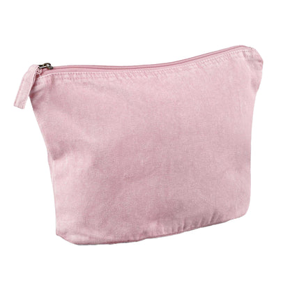 Vintage Dusky Pink - Front - Westford Mill Garment Dyed Toiletry Bag