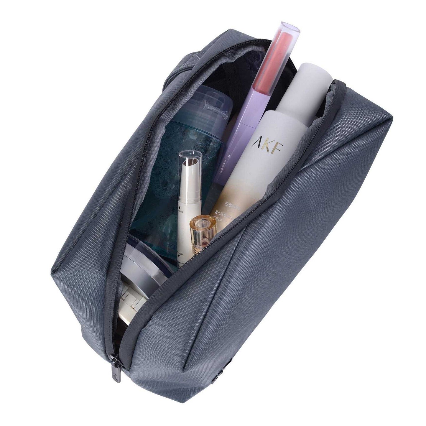 Dark Grey - Side - Shugon Prato Stylish Toiletry Bag