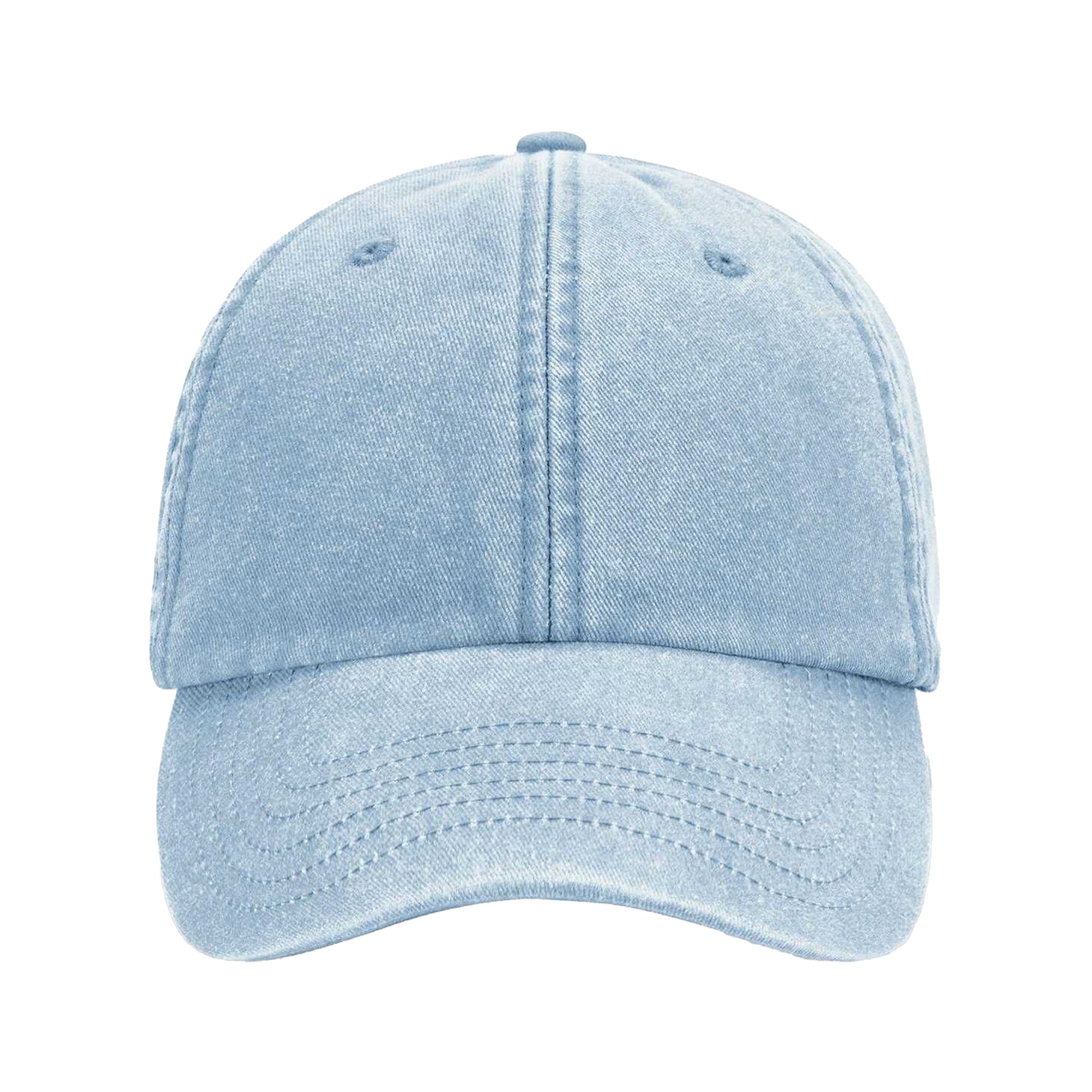 Vintage Light Blue - Side - Beechfield Childrens-Kids Vintage Low Profile Baseball Cap