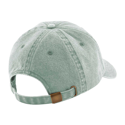 Vintage Sage Green - Back - Beechfield Childrens-Kids Vintage Low Profile Baseball Cap