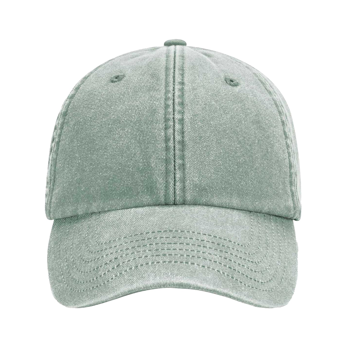 Vintage Sage Green - Side - Beechfield Childrens-Kids Vintage Low Profile Baseball Cap