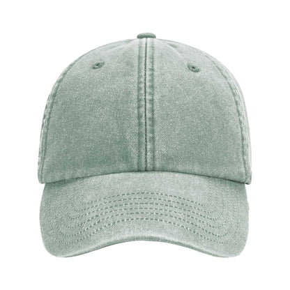 Vintage Sage Green - Side - Beechfield Childrens-Kids Vintage Low Profile Baseball Cap