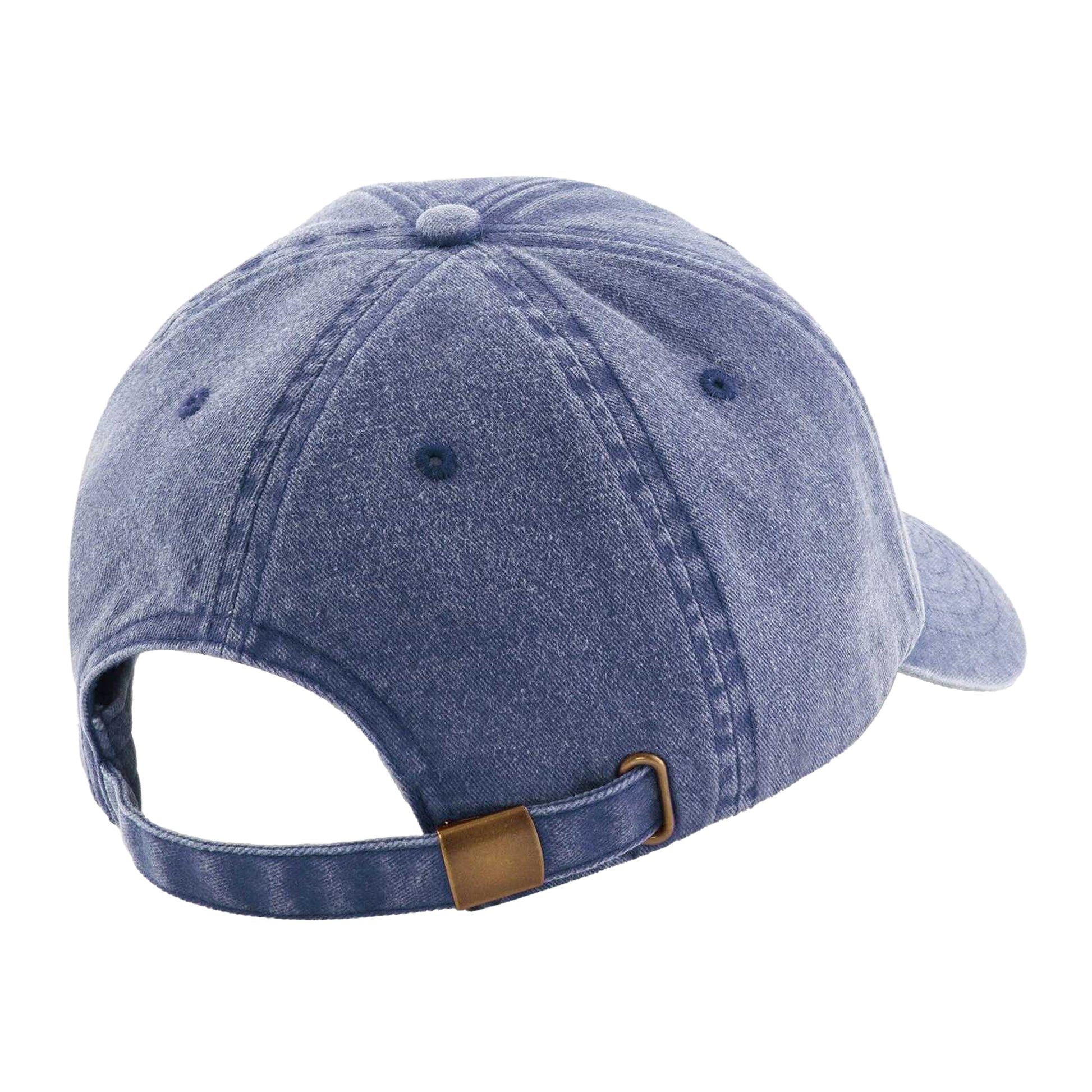 Vintage Denim - Back - Beechfield Childrens-Kids Vintage Low Profile Baseball Cap