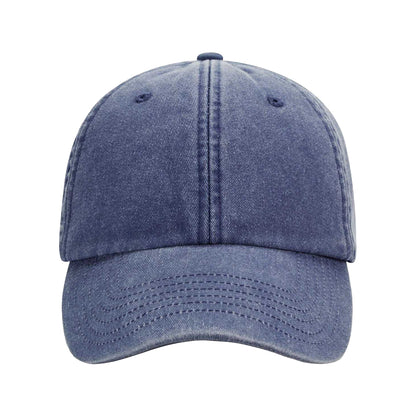 Vintage Denim - Side - Beechfield Childrens-Kids Vintage Low Profile Baseball Cap