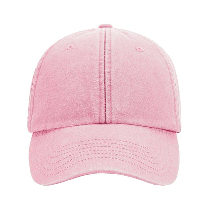 Vintage Dusky Pink - Side - Beechfield Childrens-Kids Vintage Low Profile Baseball Cap