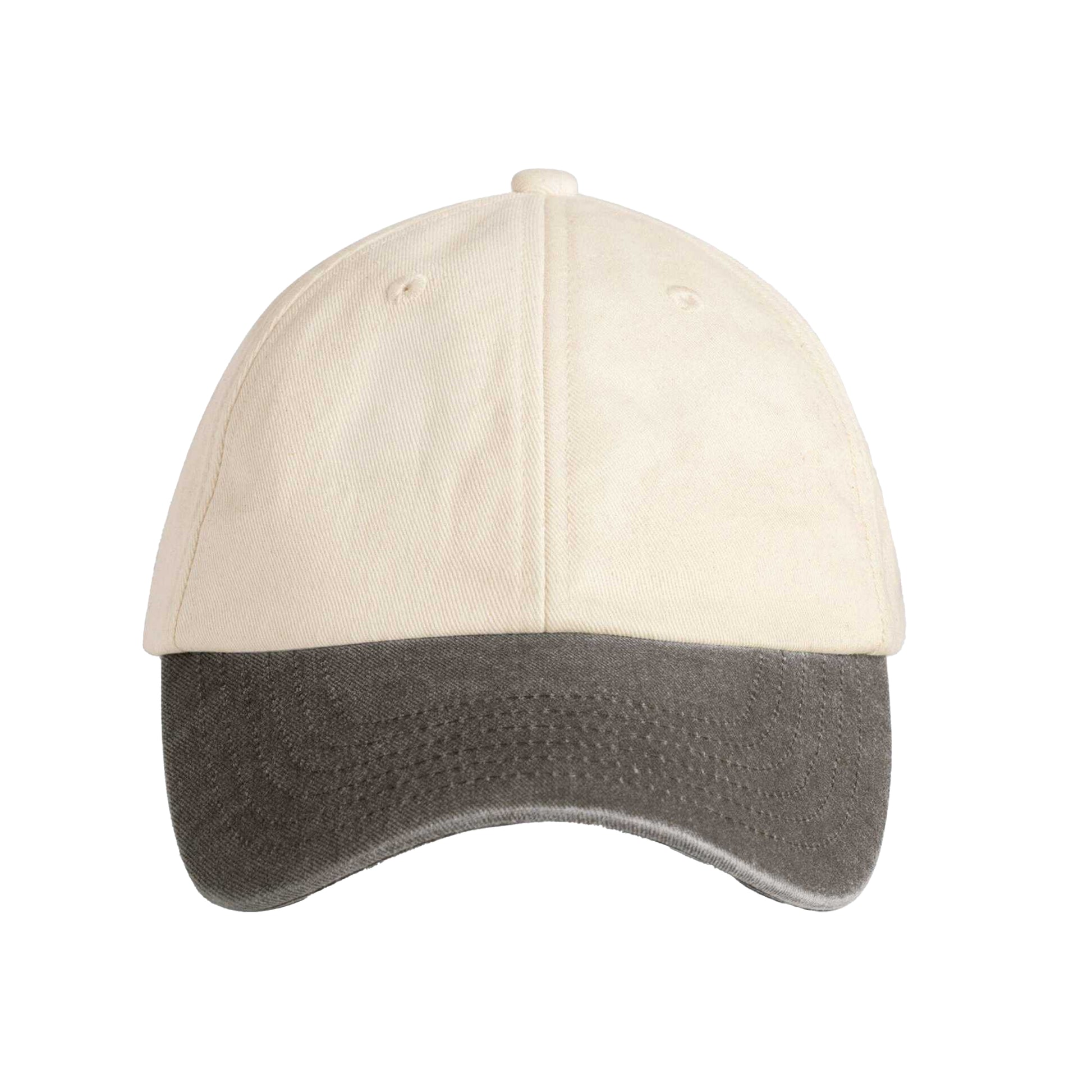 Natural-Vintage Brown - Side - Beechfield Unisex Adult Vintage Low Profile Baseball Cap