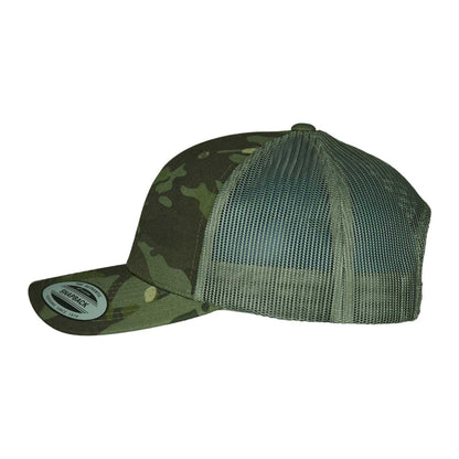 Multicam Tropic - Side - Flexfit Unisex Adult Retro Camo Trucker Cap