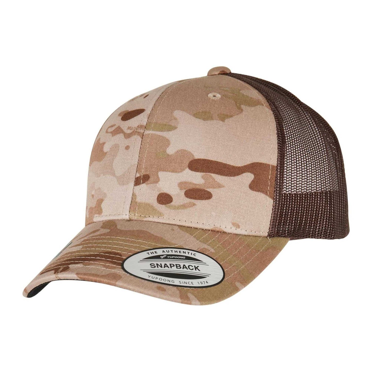 Arid - Front - Flexfit Unisex Adult Retro Camo Trucker Cap