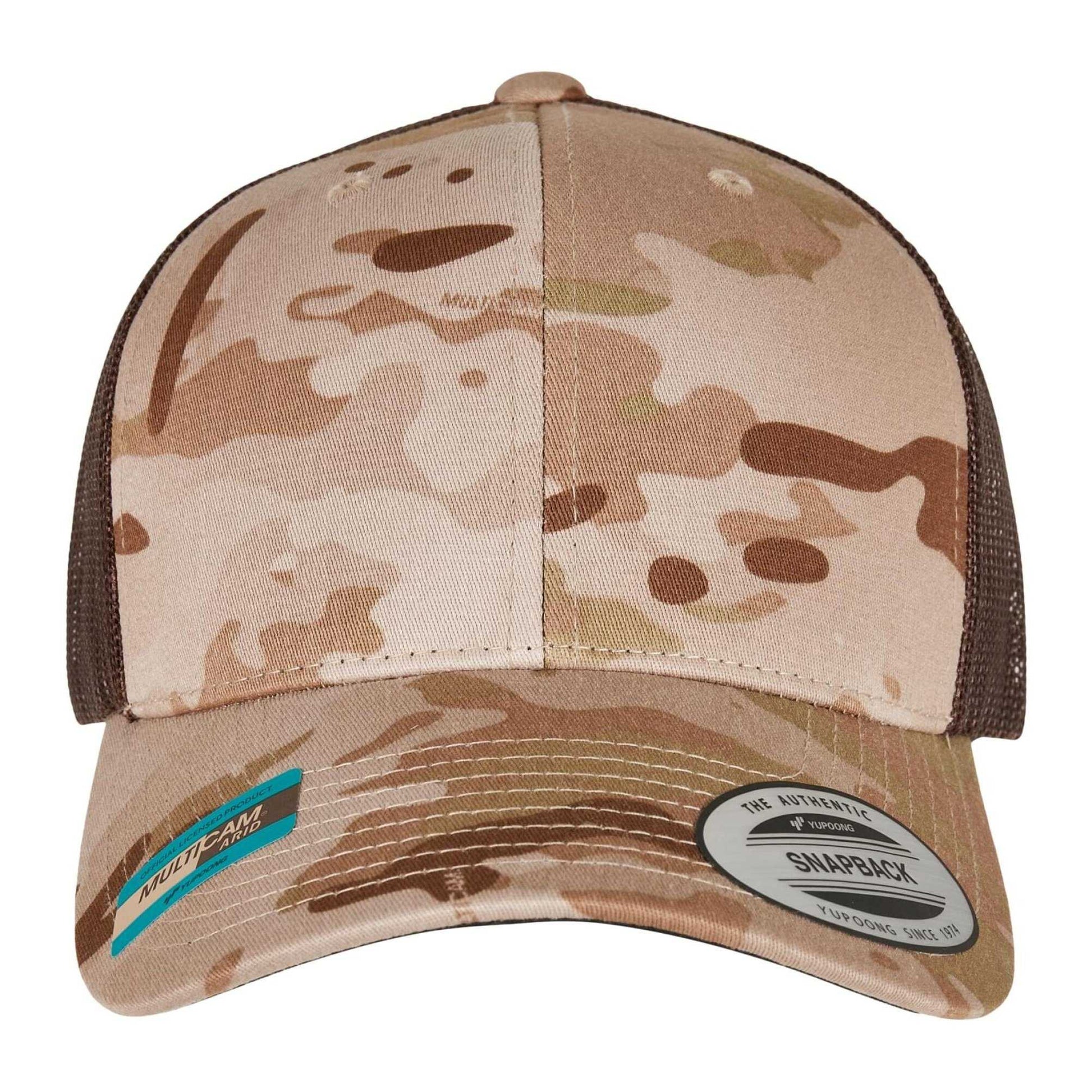 Arid - Lifestyle - Flexfit Unisex Adult Retro Camo Trucker Cap