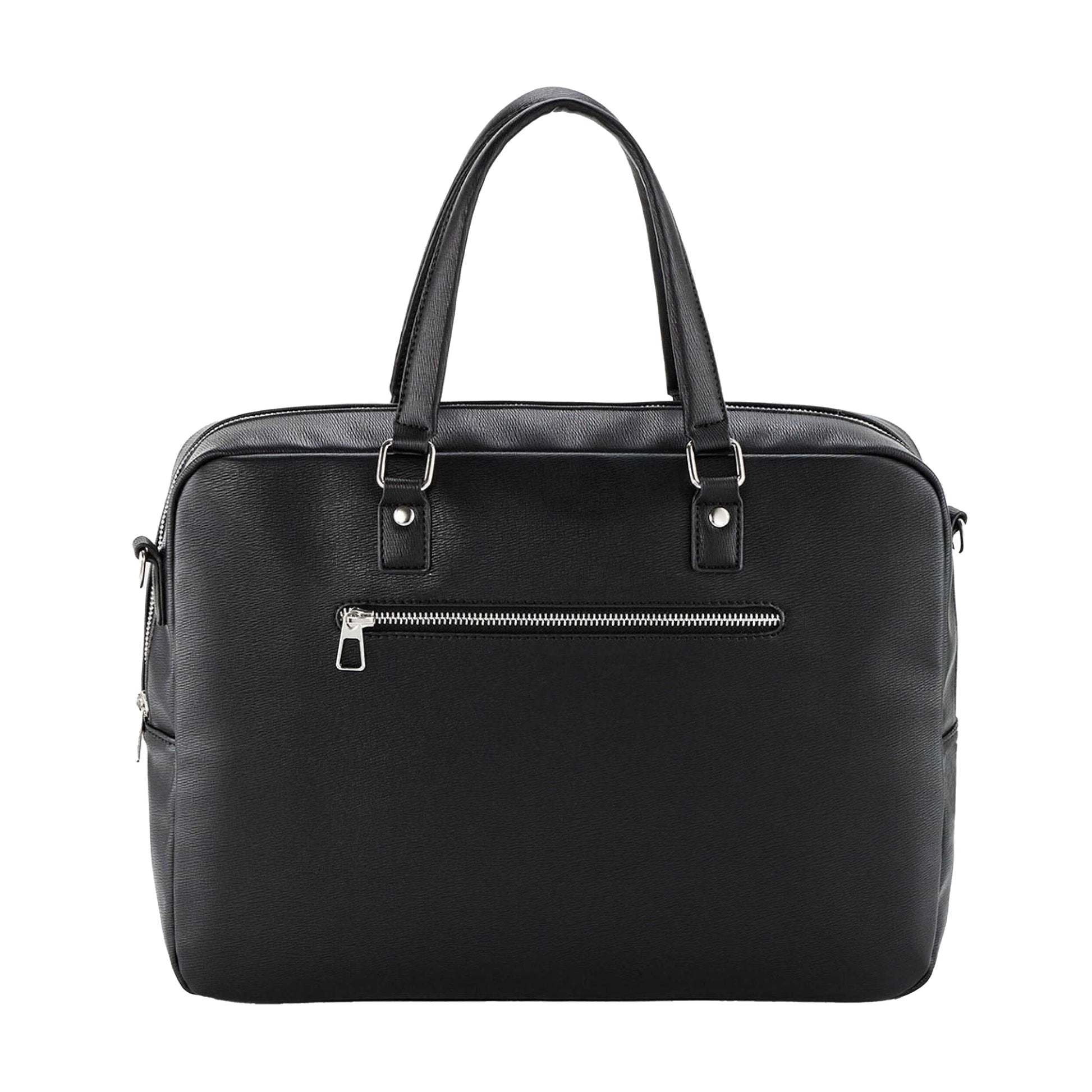 Black - Back - Quadra Tailored Luxe Briefcase