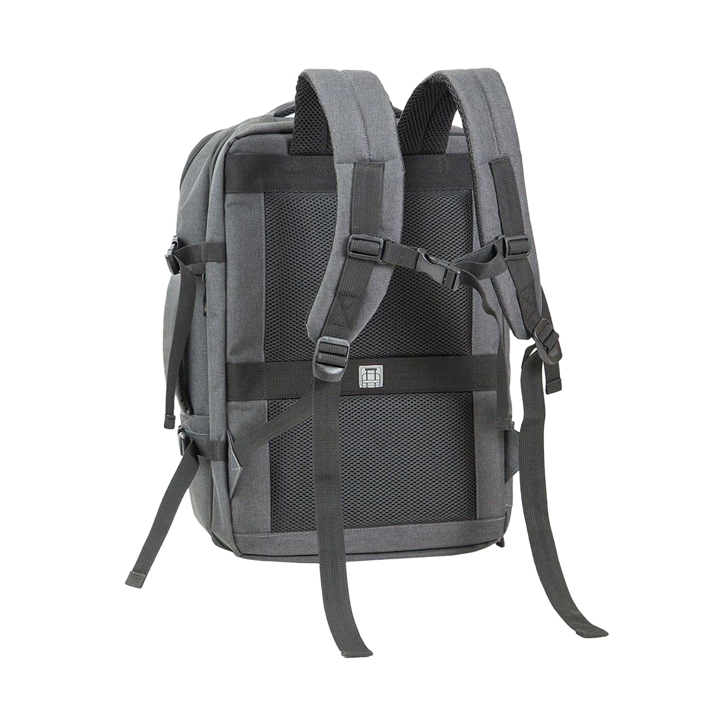 Black - Back - Shugon Vienna Overnight Laptop Backpack