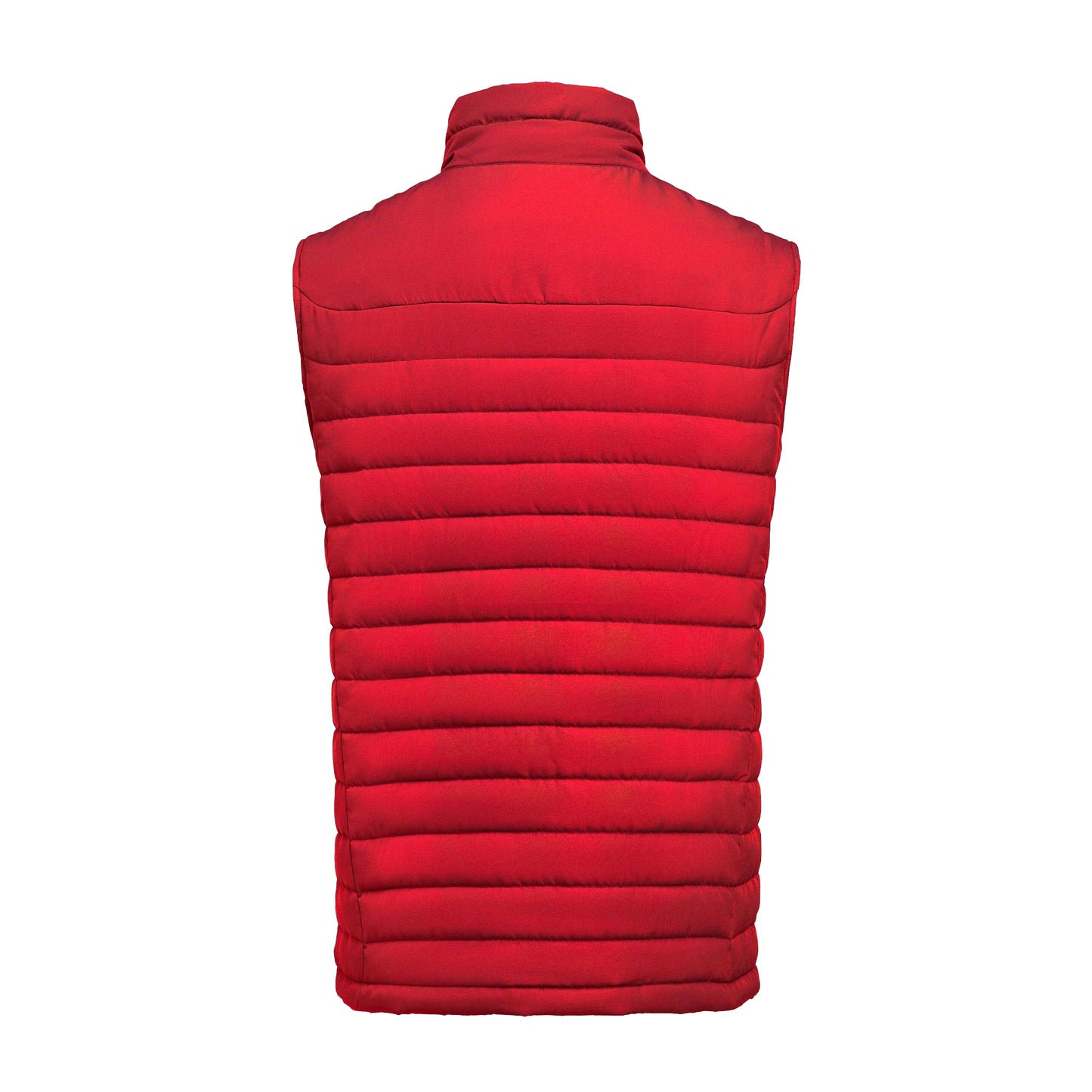 Red - Back - James Harvest Mens Arches Padded Gilet