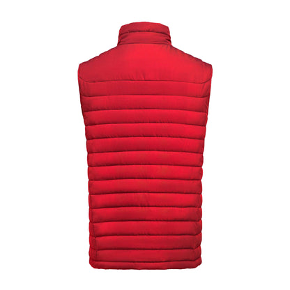 Red - Back - James Harvest Mens Arches Padded Gilet
