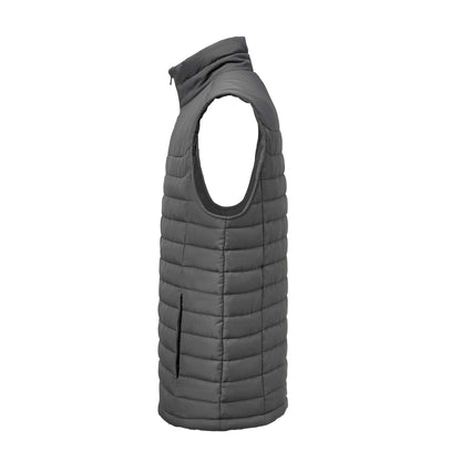 Steel Grey - Side - James Harvest Mens Arches Padded Gilet