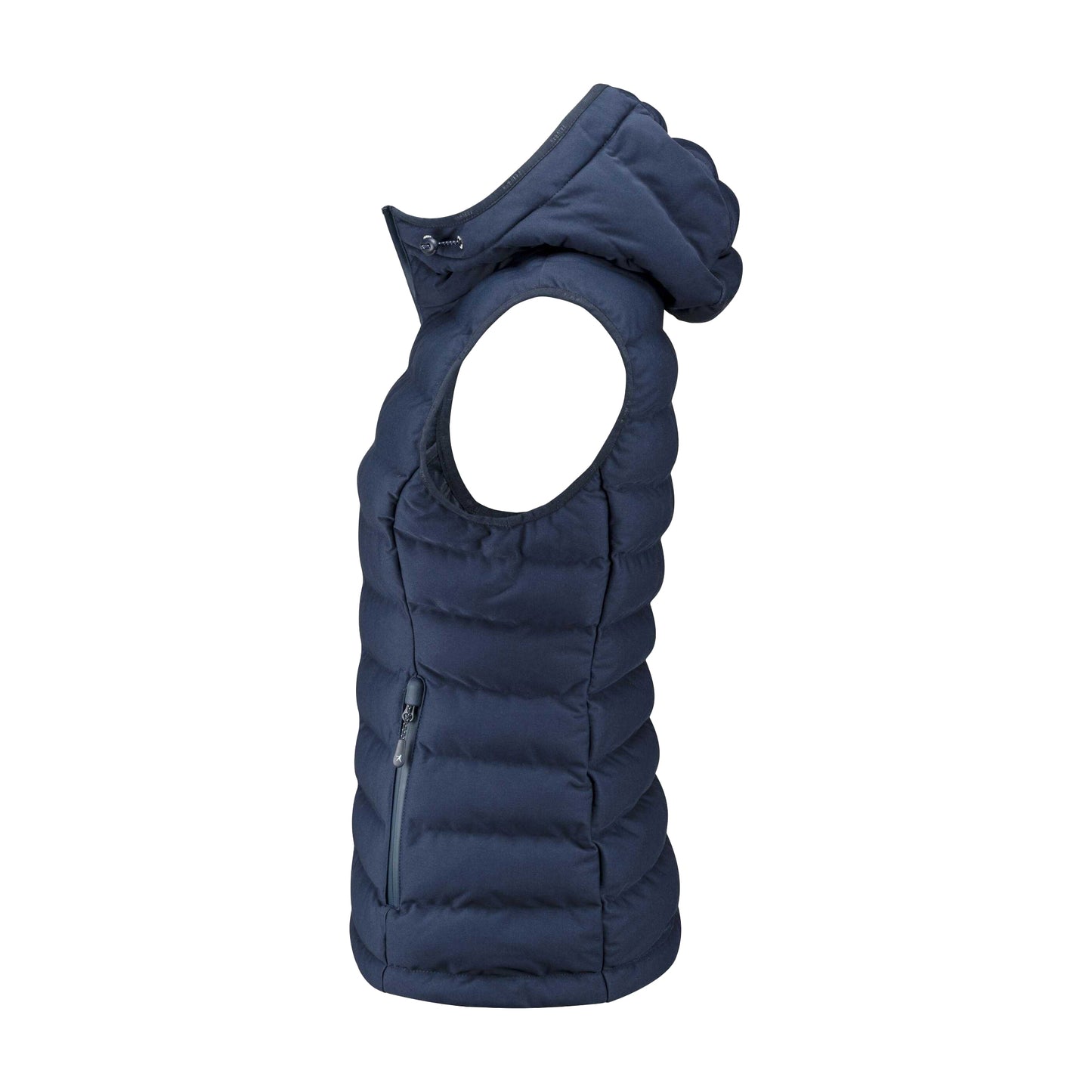 Navy - Lifestyle - James Harvest Womens-Ladies Woodlake Heights Padded Gilet
