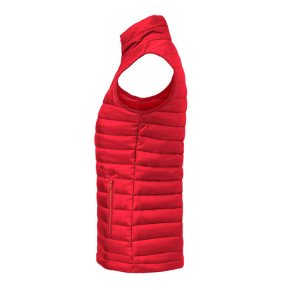 Red - Side - James Harvest Womens-Ladies Meadows Gilet