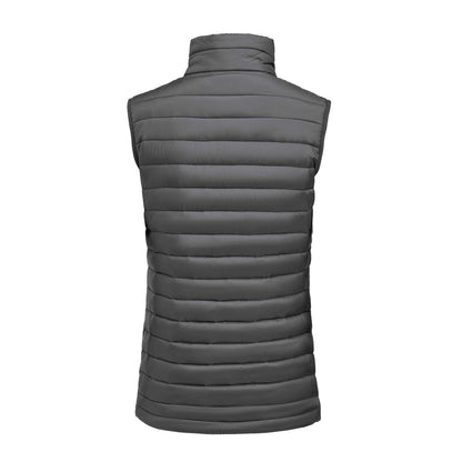 Steel Grey - Back - James Harvest Womens-Ladies Meadows Gilet