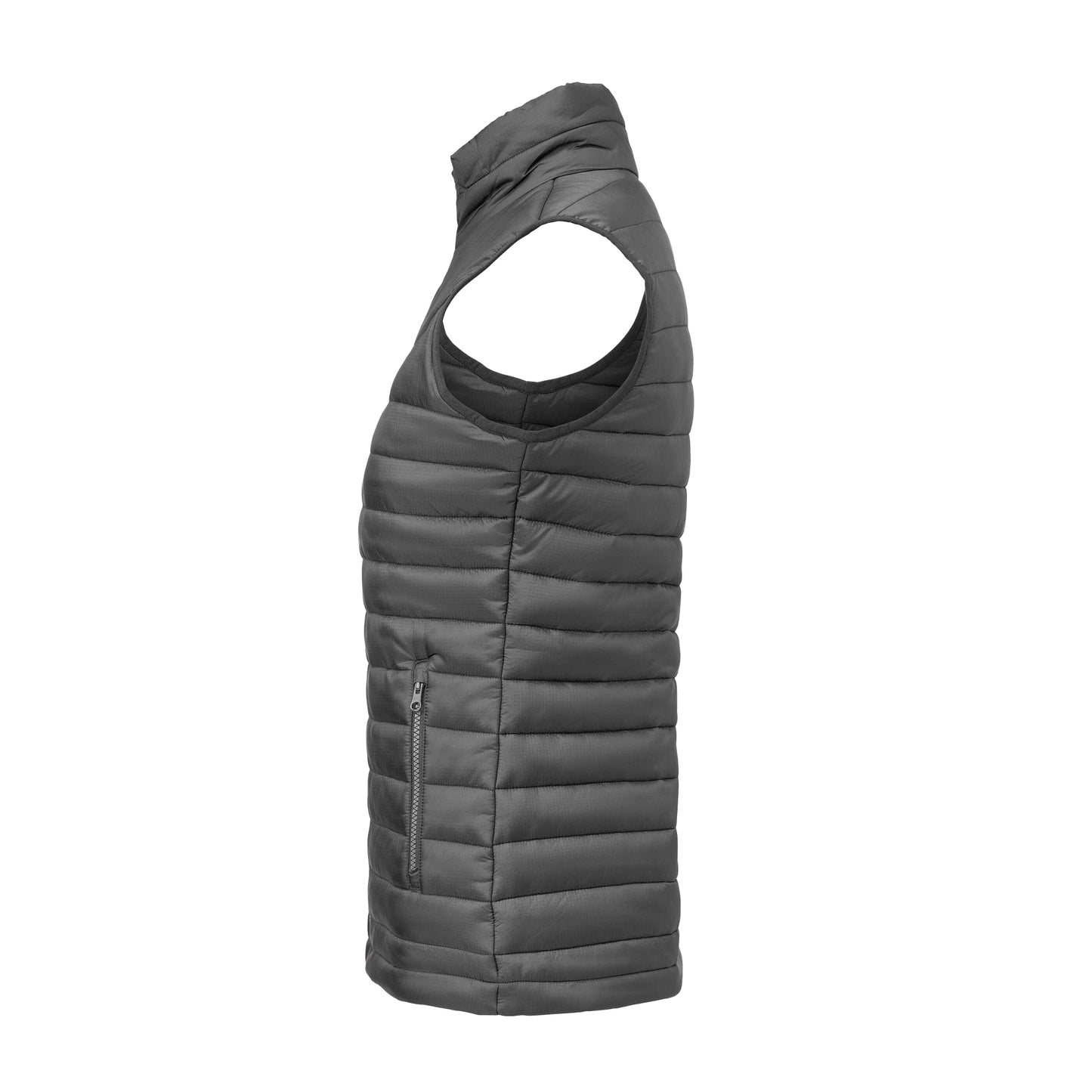 Steel Grey - Side - James Harvest Womens-Ladies Meadows Gilet