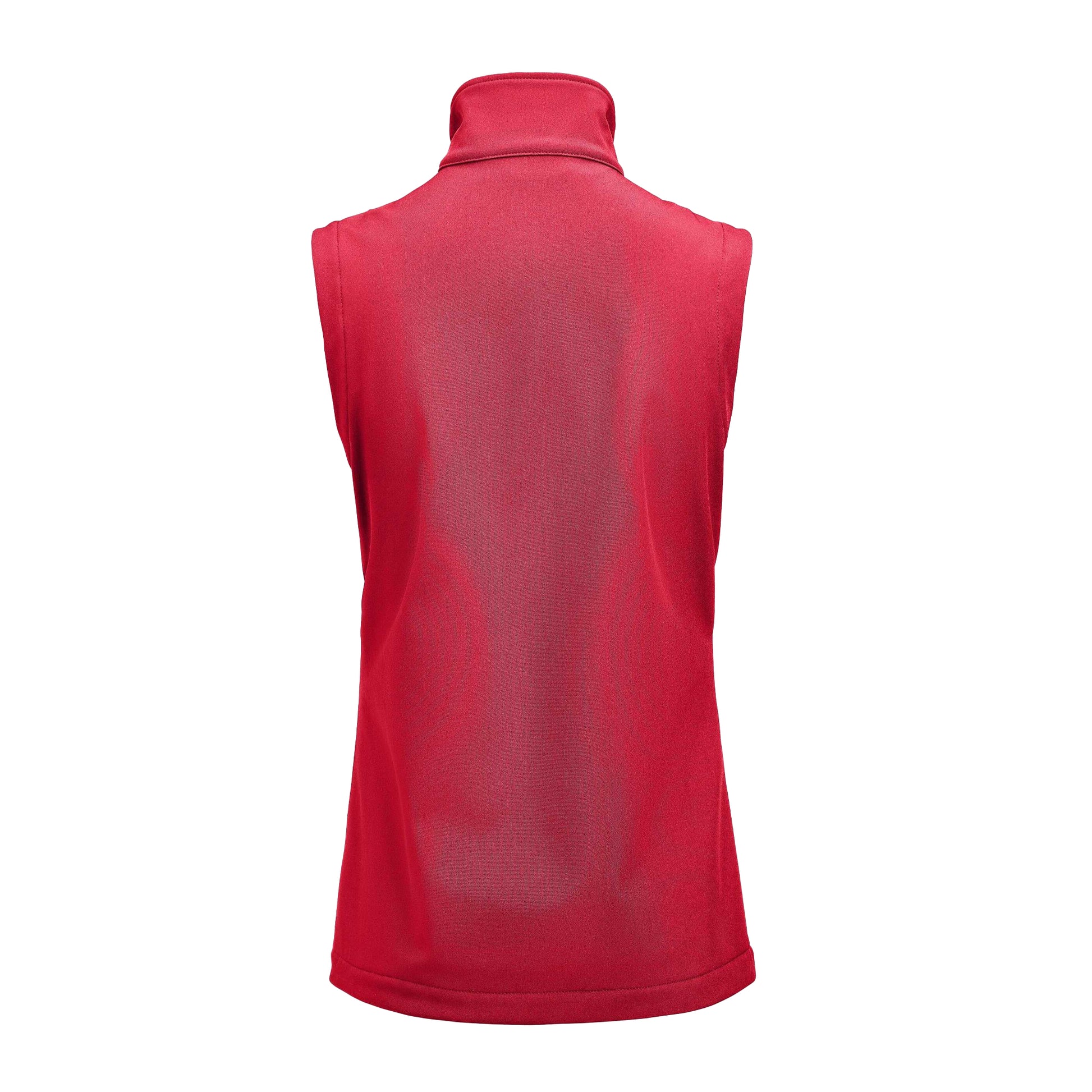 Red - Back - James Harvest Womens-Ladies Valley Gilet