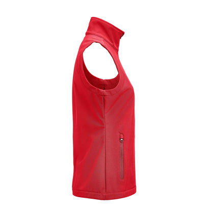 Red - Side - James Harvest Womens-Ladies Valley Gilet