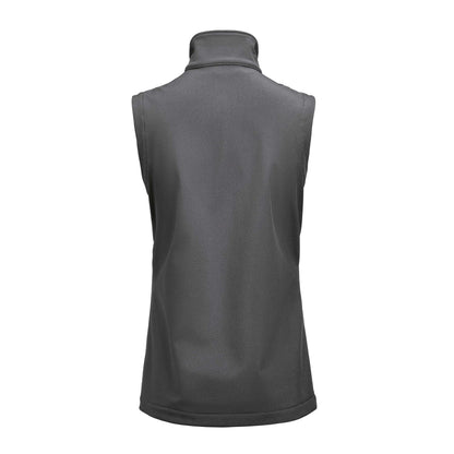 Steel Grey - Back - James Harvest Womens-Ladies Valley Gilet
