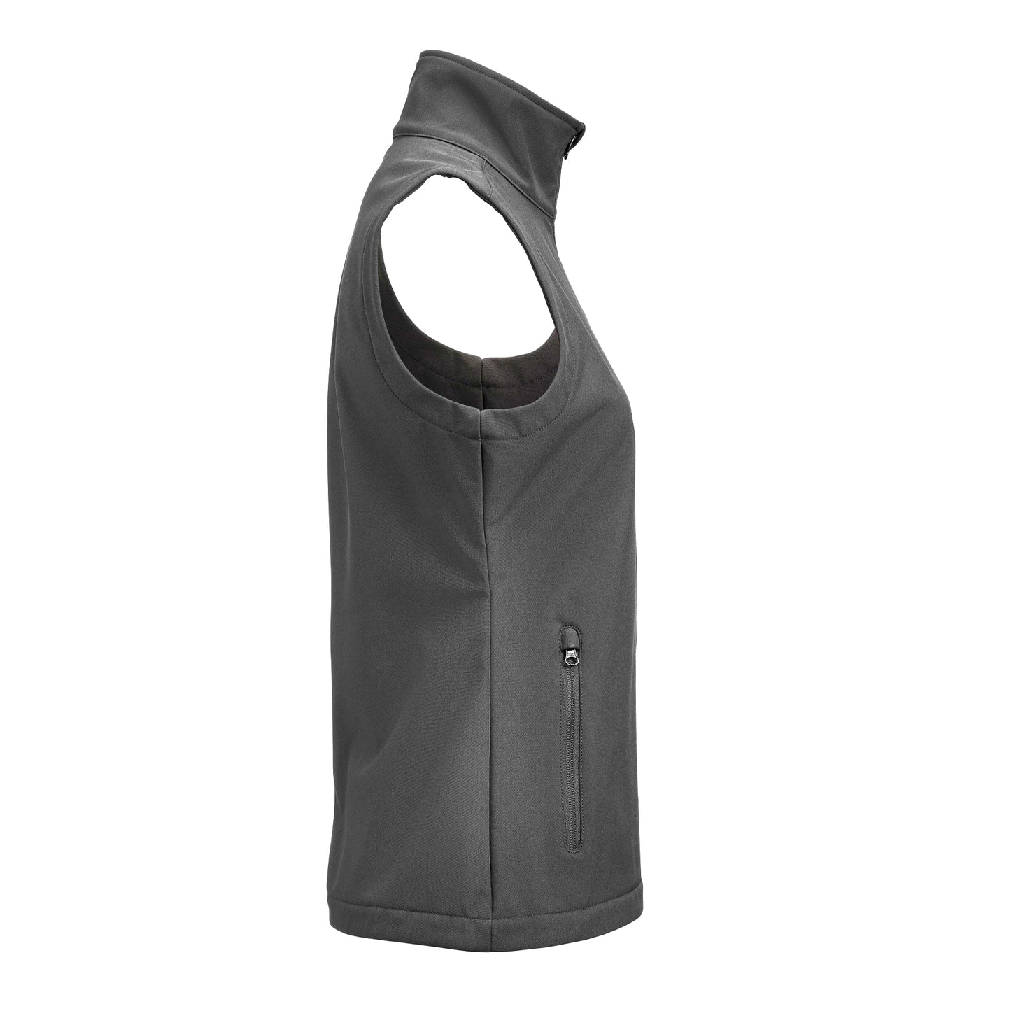 Steel Grey - Side - James Harvest Womens-Ladies Valley Gilet