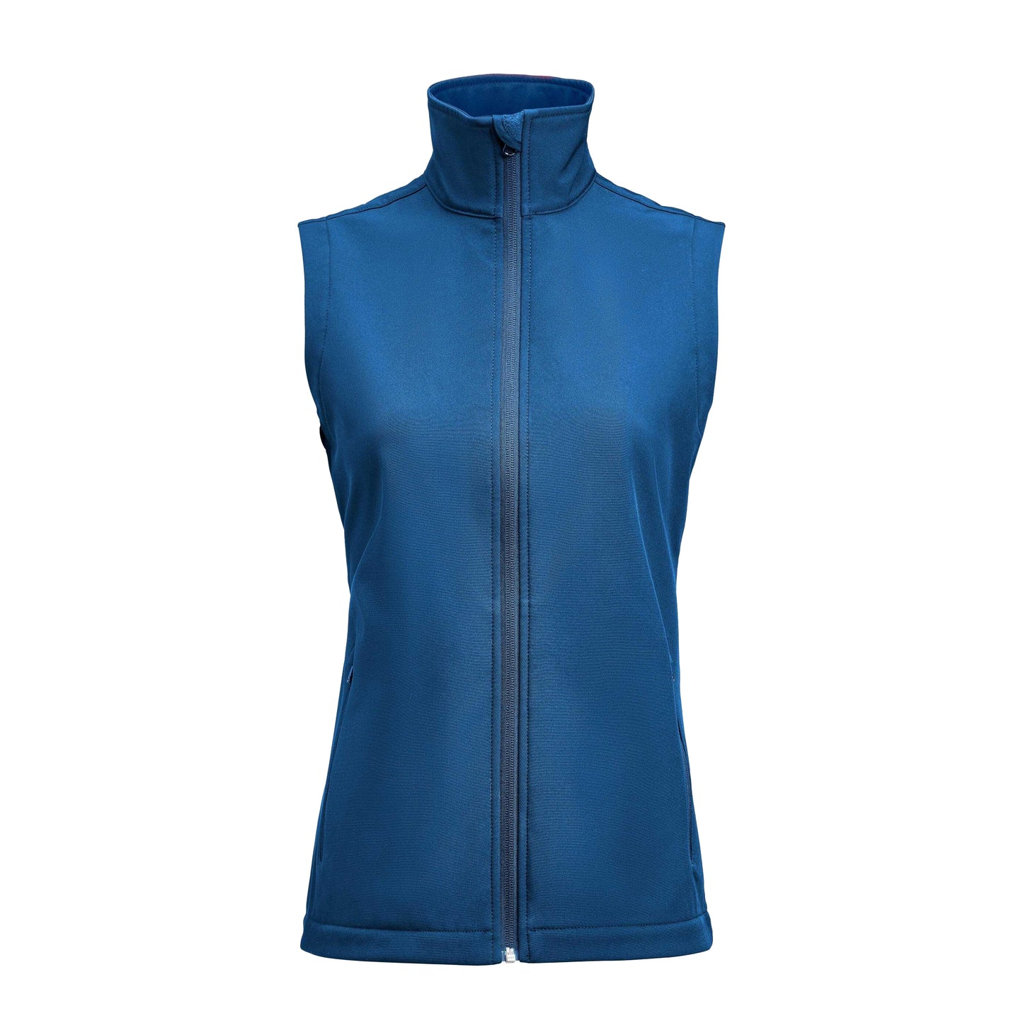 Blue - Front - James Harvest Womens-Ladies Valley Gilet