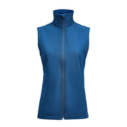 Blue - Front - James Harvest Womens-Ladies Valley Gilet