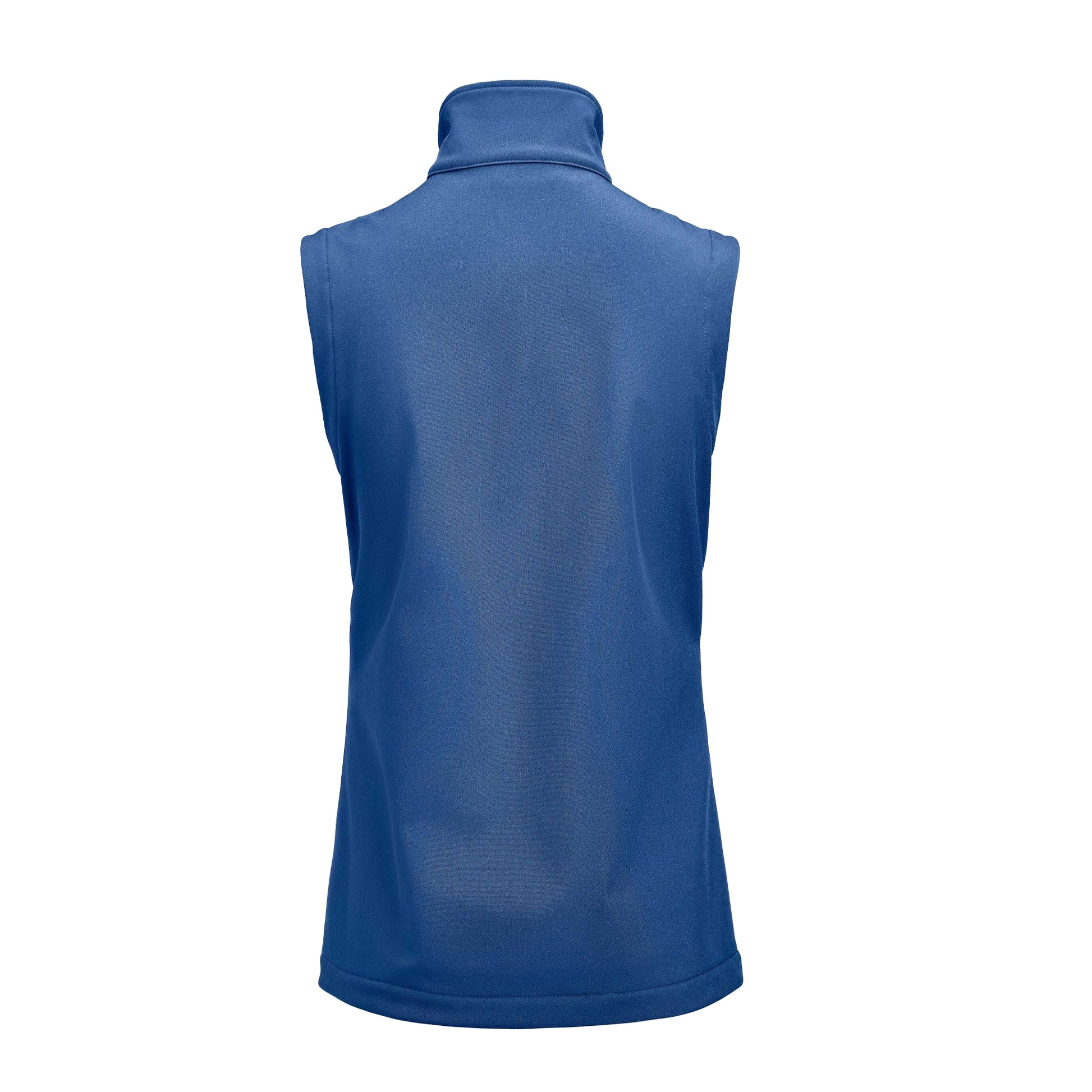 Blue - Back - James Harvest Womens-Ladies Valley Gilet