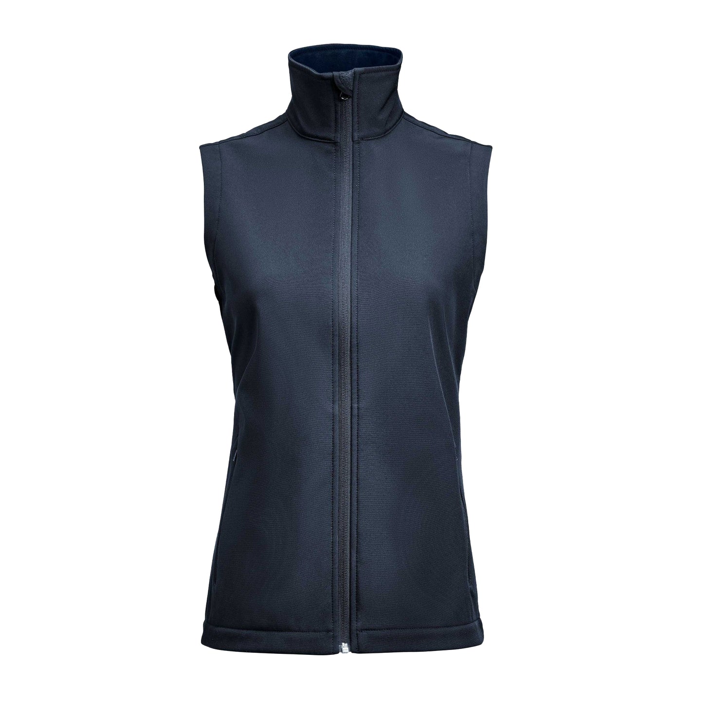 Navy - Front - James Harvest Womens-Ladies Valley Gilet