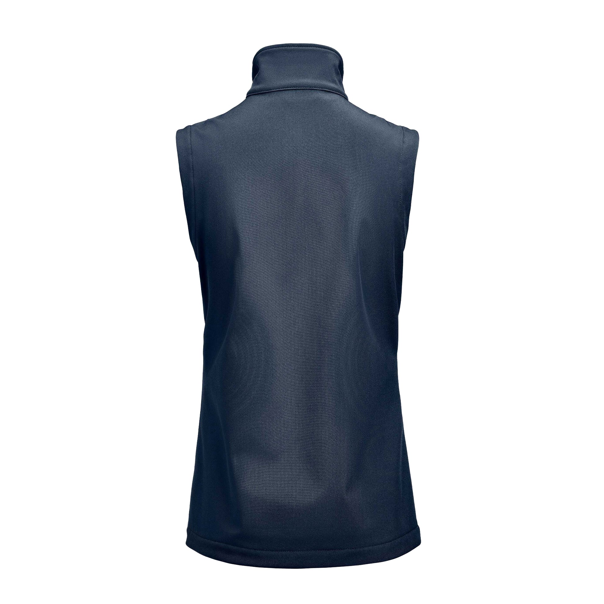 Navy - Back - James Harvest Womens-Ladies Valley Gilet