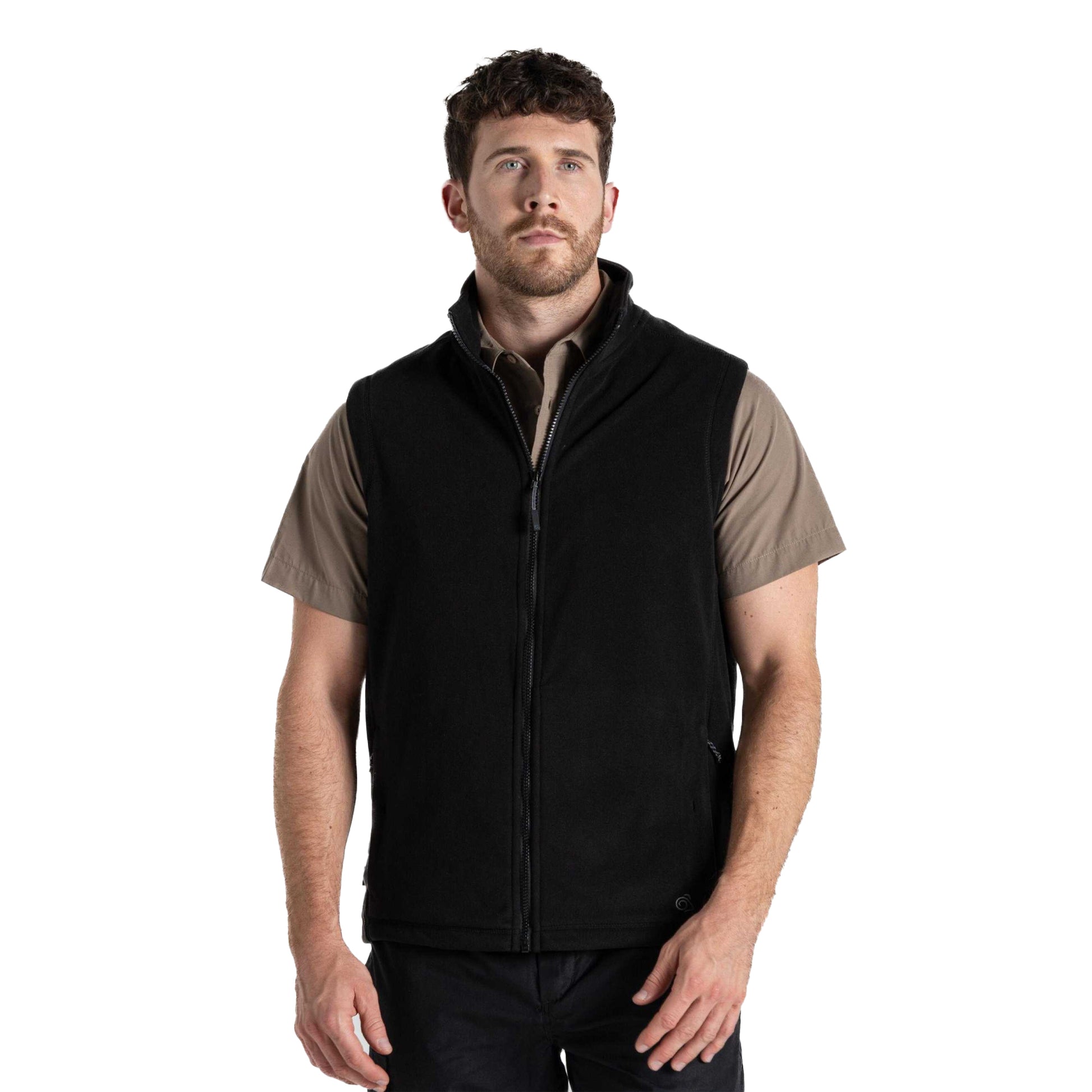 Black - Back - Craghoppers Expert Mens Corey Fleece Gilet
